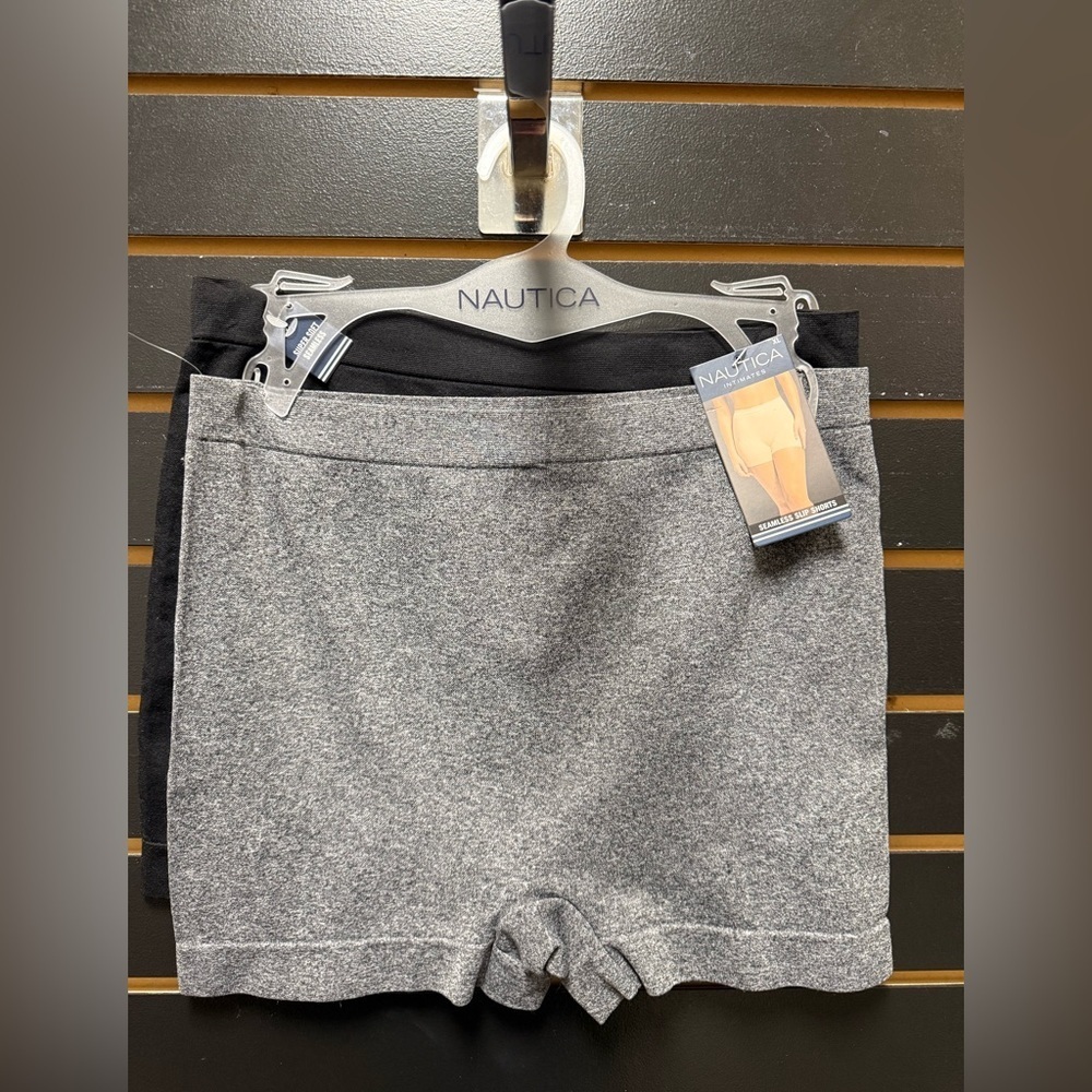 NWT Nautica Intimates Seamless Slip Shorts 2 Pack XL Smoothing Layer